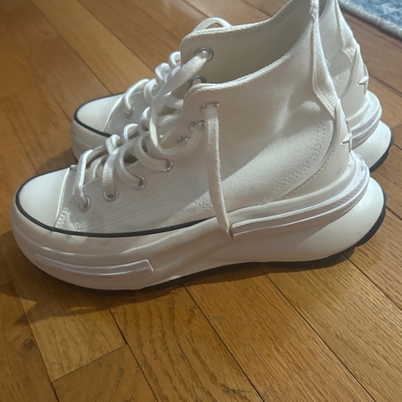 Converse White High-Top Sneakers - Picture 5 of 8